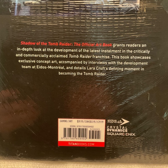 Shadow of the Tomb Raider - The Official Art Book by Paul Davies - Sealed - Picture 3 of 9